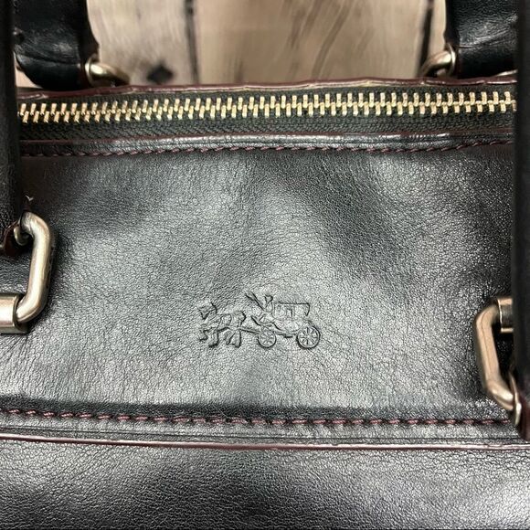 Coach Vintage Leather Ace Satchel Handbag - Picture 3 of 14